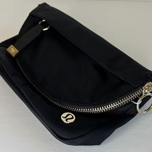 Lululemon All Night Festival Bag 5L Black with Gold Hardware